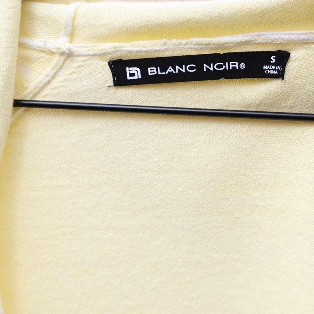 Blanc Noir Huntress Cardigan‎ Mellow Yellow Small - Picture 4 of 4
